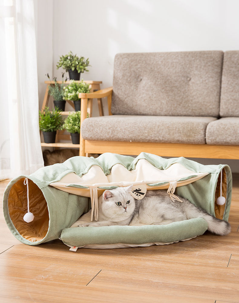 Collapsible Cat Tunnel - Fun & Comfort