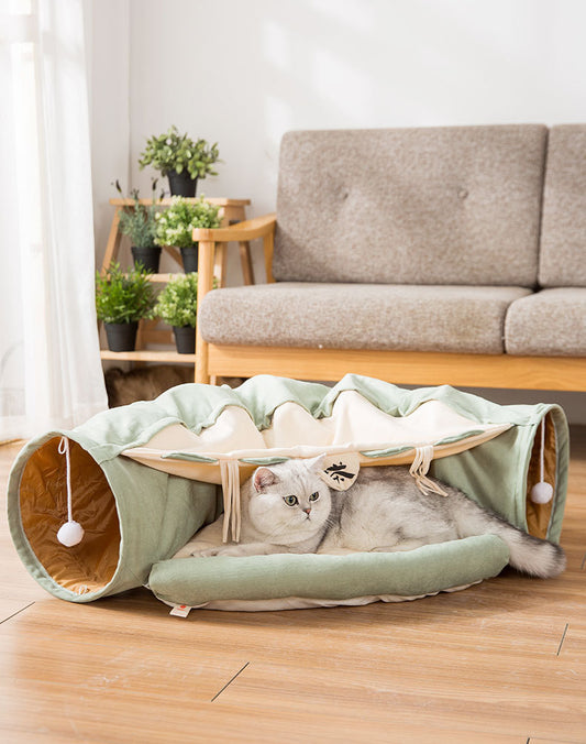 Collapsible Cat Tunnel - Fun & Comfort