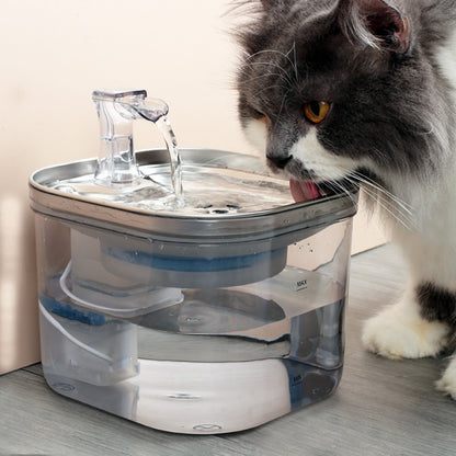 Pet Stainless Steel Automatic Water Fountain