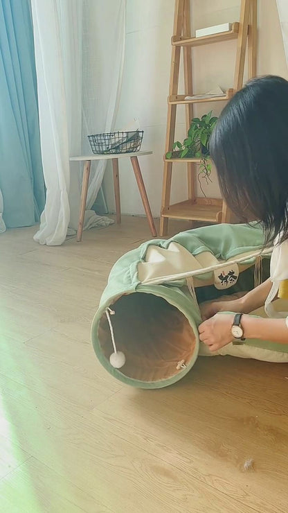 Collapsible Cat Tunnel - Fun & Comfort